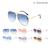 VB8014 Gafas de sol polarizadas unisex sin montura para correr al por mayor 1 docena (12 piezas)
